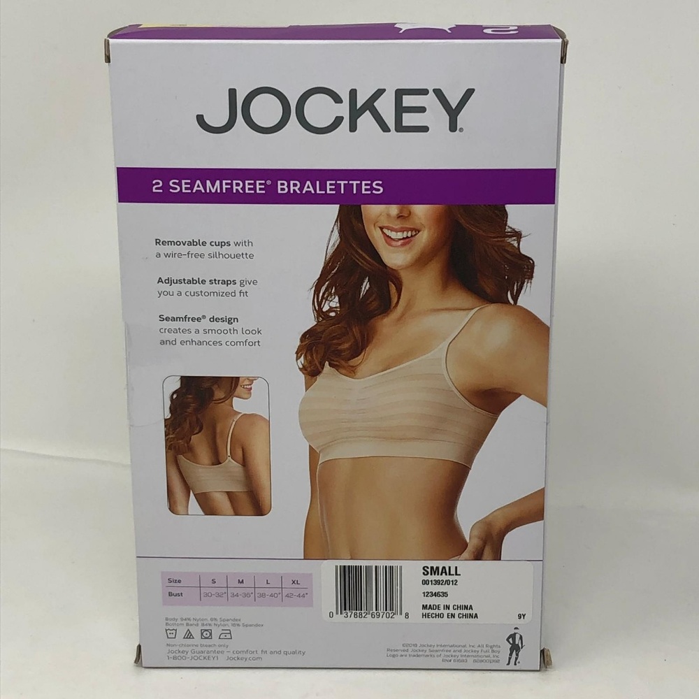 Jockey Women's  Micro Seamfree Cami Strap Bralette - Picture 3 of 4